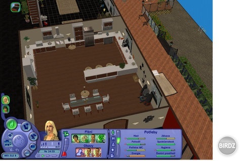Moja prvá kuchyňa v The Sims 2 :D 