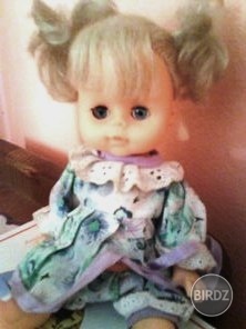 bábika, ktorú som dostala keď som bola ako malá v nemocnici