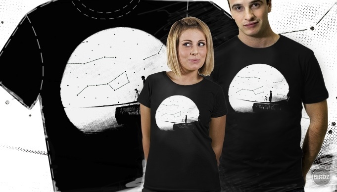 Nájdi svoju osudovú konšteláciu hviezd. Elaine Spencer a jeho Loviu tričko Constellations len na http://www.loviu.com