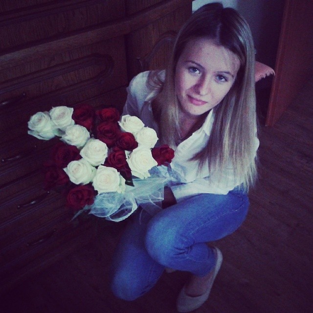 narodeniny, 18 ruží :)