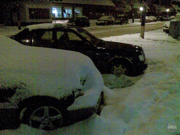 W124 vs W140 v snehu :)