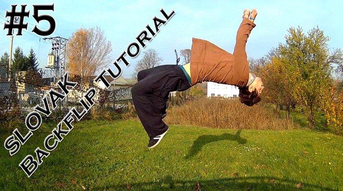 Tutoriál: Ako sa naučiť salto vzad TU: http://www.youtube.com/watch?v=bXNQa1OKTEI