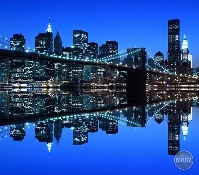 Brooklyn Bridge a panoráma Manhattanu;)