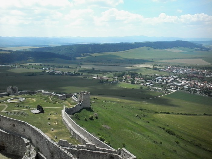 Butiful vív from Piský hrad