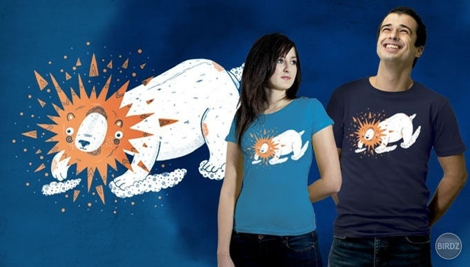 Bojujme proti Globálnemu otepľovaniu aj prostredníctvom Loviu tričiek The Sun Bear od Aarona Jaya http://www.loviu.com