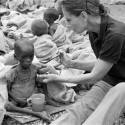 Audrey Hepburn v Somálsku. 1992.