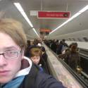 Sám v meste a Budapest :) milujem metro.. :)