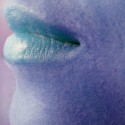 blue lips, blue veins... blue, the color of our planet from far far away. blue, the most human colour.