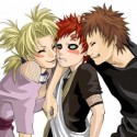 Temari.. Gaara.. Kankuro :-* Kazekage family :D