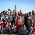 Slovaci v Seville a za nami Torre de Oro