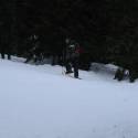 Zimny slapajcung v zasnezenych Alpach