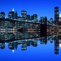 Brooklyn Bridge a panoráma Manhattanu;)