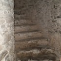 Červený kameň - točité schody