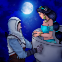 Aladin's Creed :D dostala som nápad shipovať Disney princezné s hernými hrdinami Ubisoftu :D môžete hádať s kým asi tak bude Ezio :>