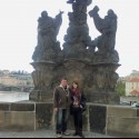 ja a oco v Prahe,keď sme išli na Floydov:) (Karluv Most,fajčiarska pauza:D)