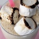 milkshake with marshmallows.