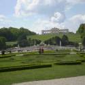 zahrady v Schönbrunne
