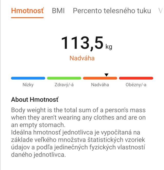 Mám nadváhu :D 