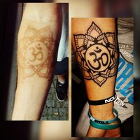Viac ako týždeň dozadu som robila hennu pre kamaráta a jemu sa to páčilo tak moc, že v pondelok to bol pretetovať na normálne tetovanie! <3 