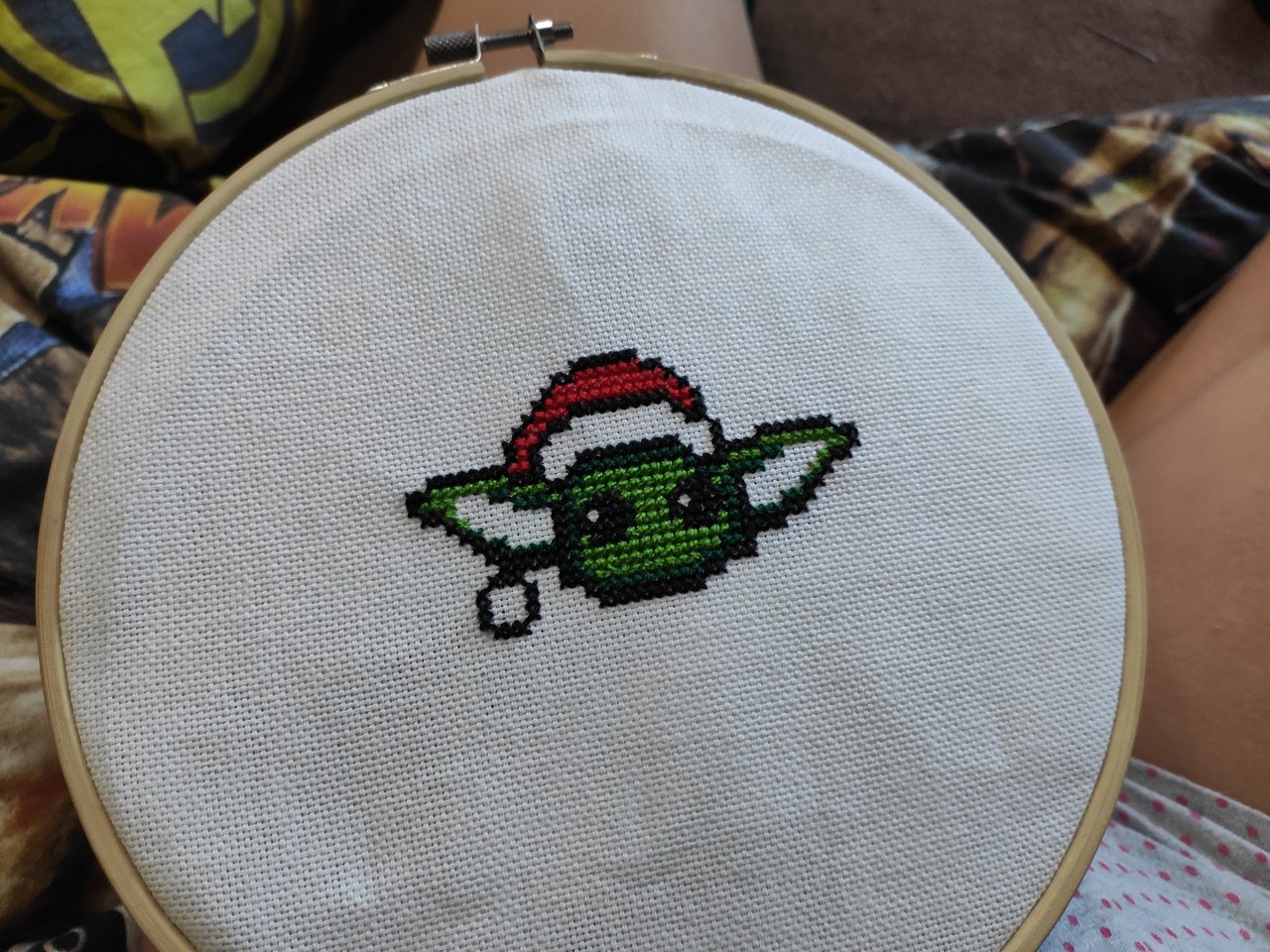 Cross-stitching is just a simple math. But boy, am I bad at math