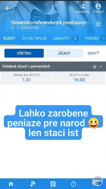 Navod ako lahko vyhrat velke peniaze. Staci, ze polovica naroda si stavi a pojde na pojebane referendum :D . Len slovaci su hlupi a neuvedomuju si to.