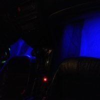 8 statických a 8 dynamických farieb osvetlenie LED interiéru auta