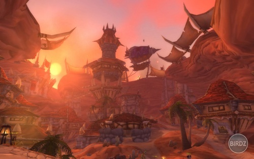 Sunset in Orgrimmar...