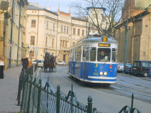 Krakow električka verzus kone : D