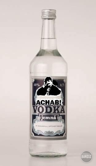 Meliško Vodka :D alebo ACHAB VODKA :D moj vytvor nwm robit s photoshopom a tak takze je to cez skicar spravené :D