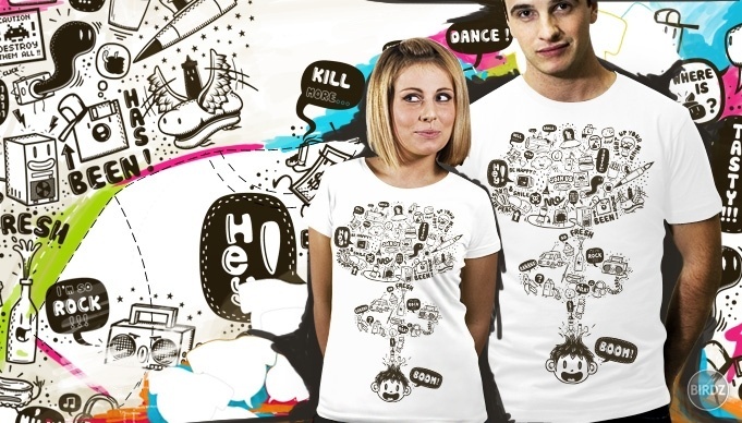 Myšlienkový pretlak BOOM! http://www.loviu.com od Chonka - Thomasa Lecourta francúzskeho umeleckého tvora