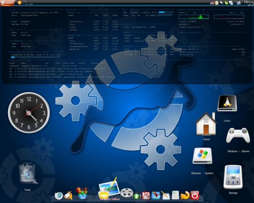 Moj linux screen