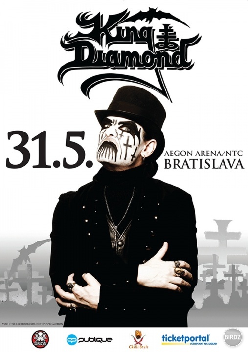 King Diamond v BA! Konečne konečne konečnee!!! Po dlhej dobe tu zaznie aj poriadna hudba, nie len tie hiphophovna