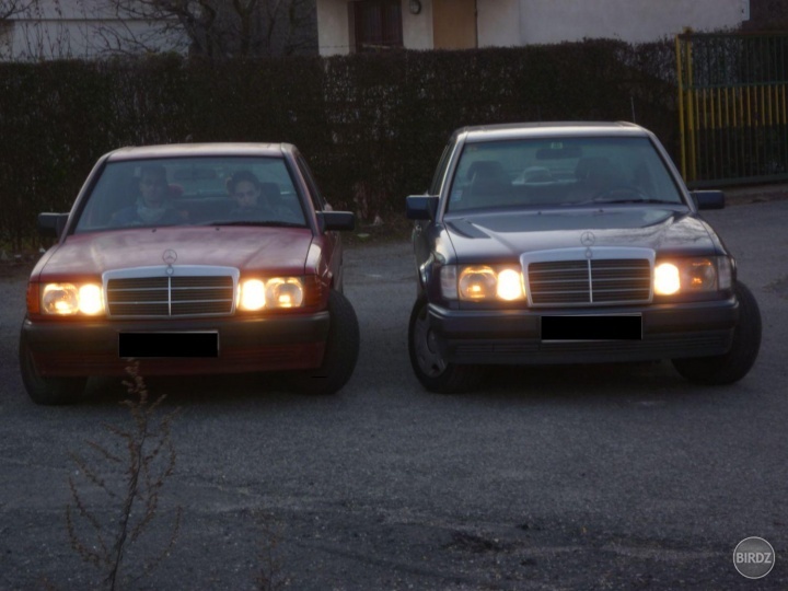 Mercedes gang bang!