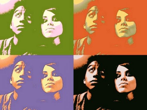 me and sam pop art