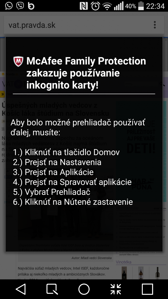 POMOC! Ako túto sračku oddinštalujem? Nejde mi kvôli tomu ani Chrome spustiť. 