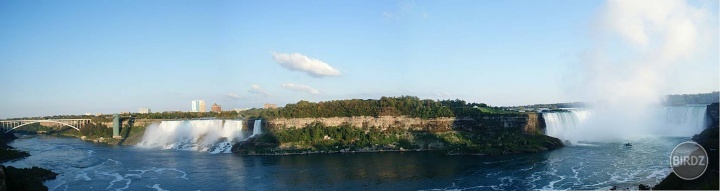 Panoráma zo štyroch fotiek.
Niagara Falls, Ontario, Canada.