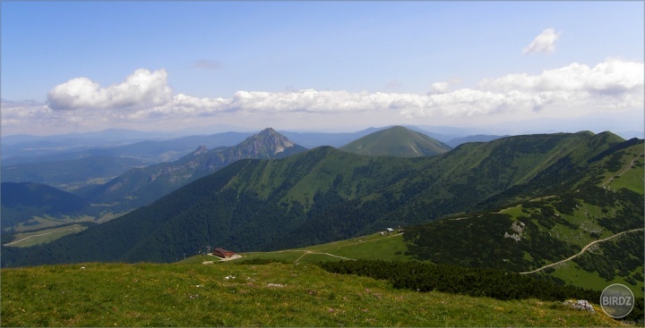 z Veľkého Kriváňa - Rozsutce, Grúň, Hromové a CHleb