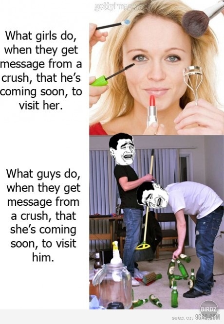 Každú stredu na intráku ked má ku spolubývajúcemu dôjsť holka :D