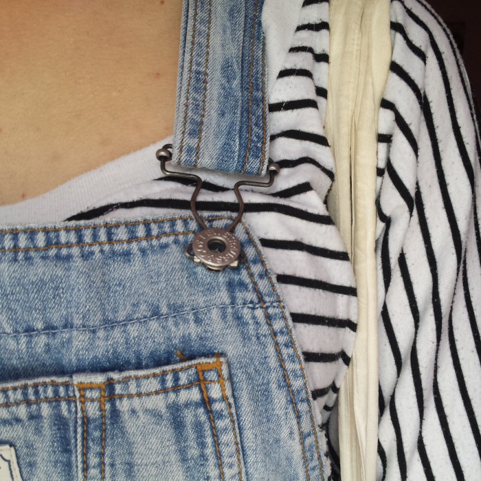 Prúžky + denim = låska