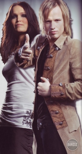 Tarja a Tobias :-*