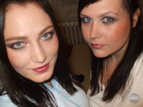 s mojou Luckou pred plesom :-)