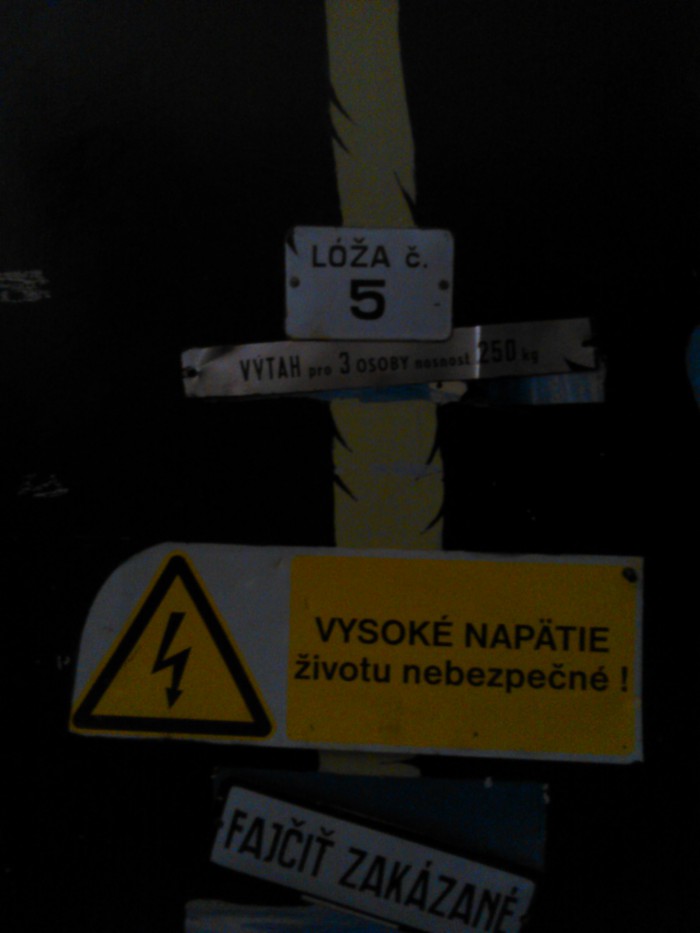 Tu bývam. 