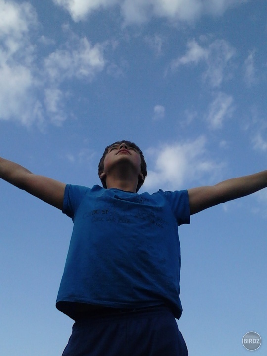 :) do neba :D