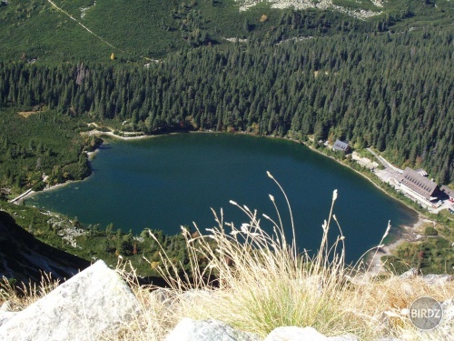 Popradske pleso z výšky :)