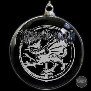 ozdoba na stromcek ala Cradle of Filth :) 