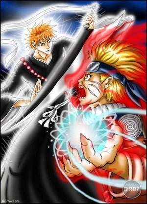 NARUTO_VERSUS_ICHIGO_by_Eggplantm