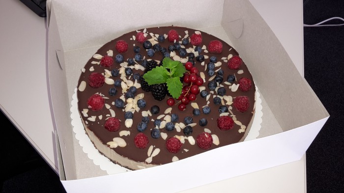 Bezlepková raw torta... Dnes asi praskneem :3