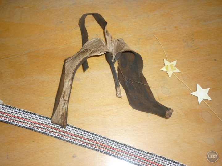 šupka z banánu stará 3 roky :D :D