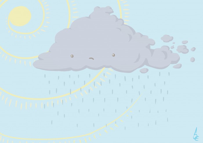 Sad cloud is sad. Alebo nuda s photoshopom :D