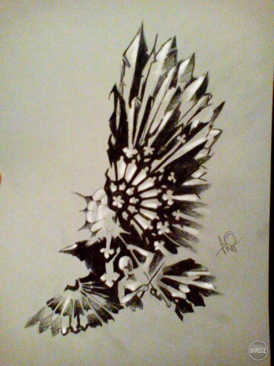 raven tattoo .... moja srdcovka, vlozil som tam seba :) 
